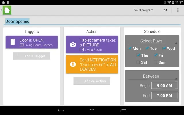 Archos Smart Home android App screenshot 1